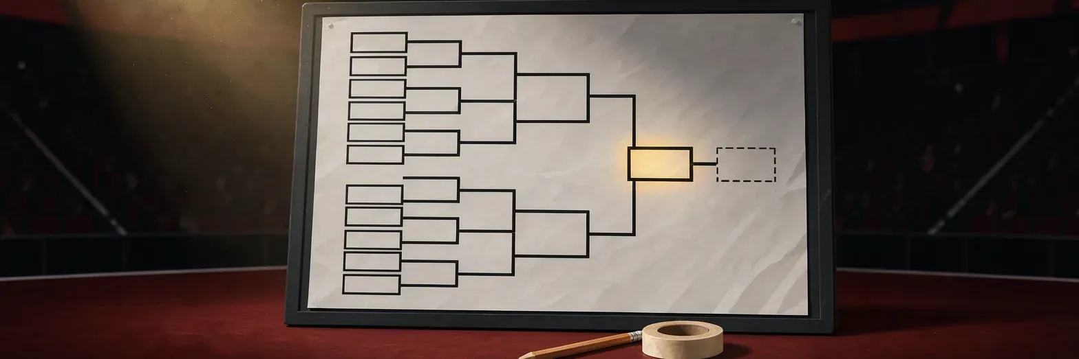 Double elimination bracket generator