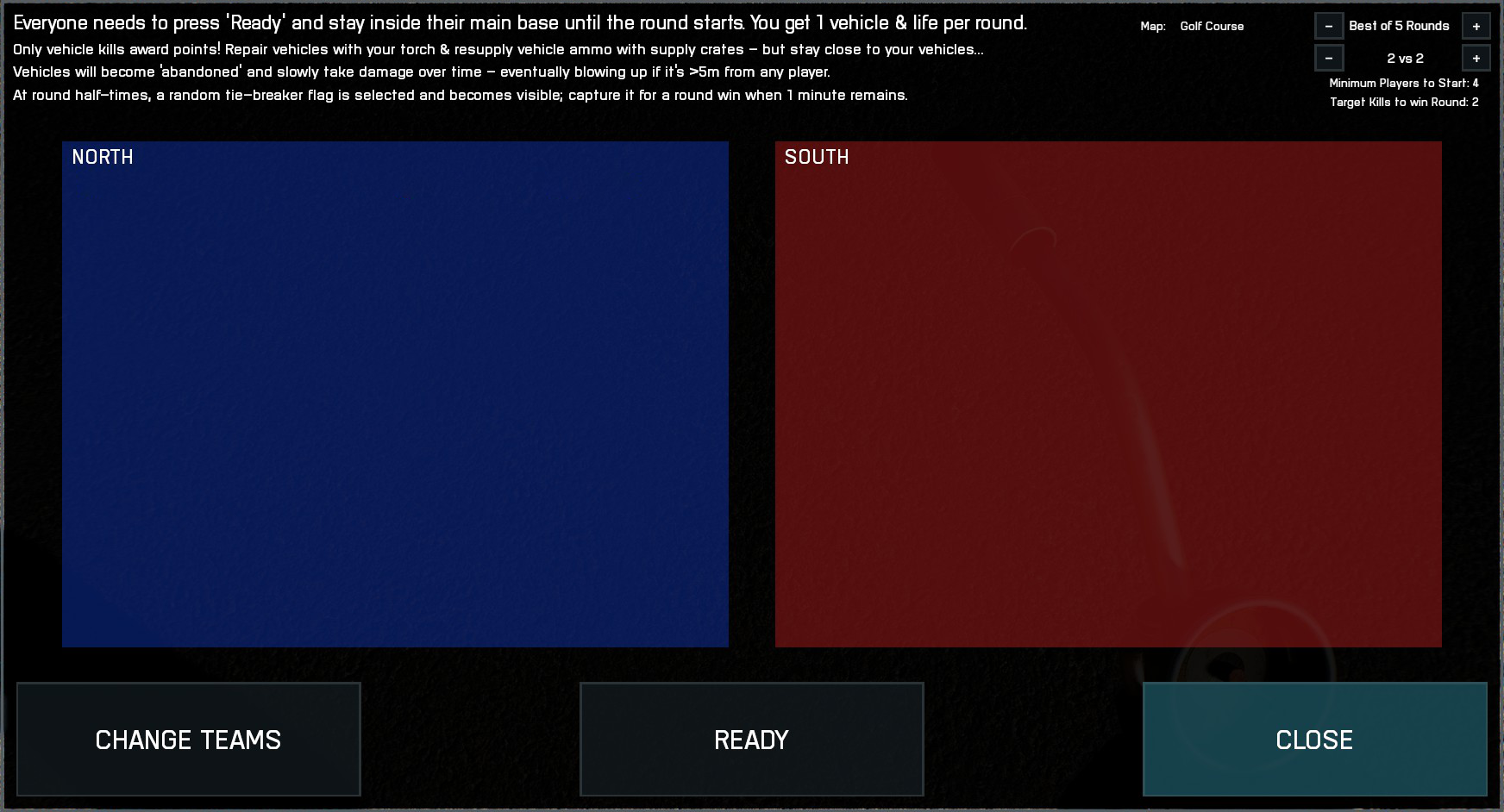 Ready-up lobby system